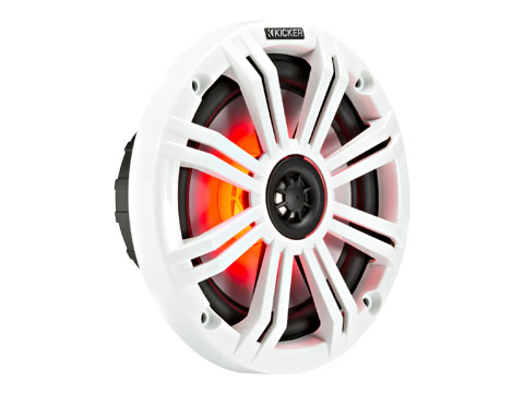 Kicker Marine 6.5" Coaxial Speakers LED Lighting - 45KM654L - Image 4