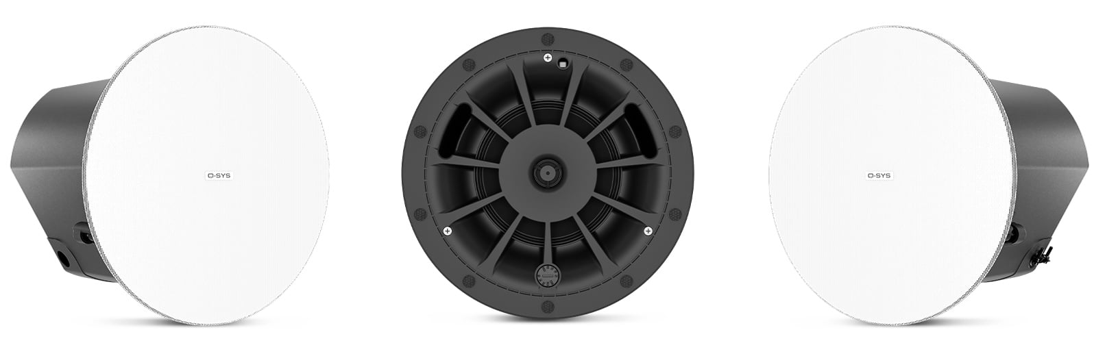 QSC AcousticDesign Ceiling Speaker AD-C6T-ZB-WH - AD-C6T-ZB