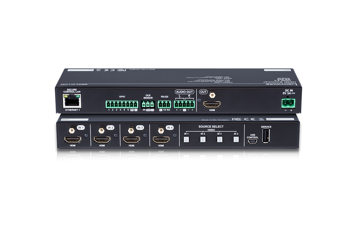 Lightware MMX2-4x1-H20 4K HDMI Matrix Switcher - MMX2-4x1-H20