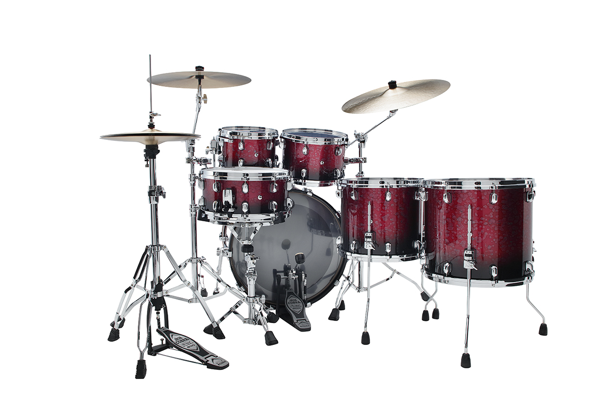 TAMA Starclassic Walnut/Birch 5-Piece Drum Kit | Planetworld WBS52RZS-MDR - Image 3