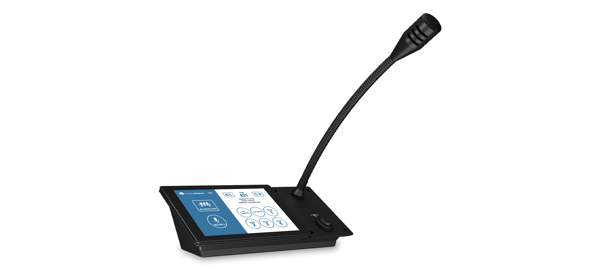 QSC PS-TSCG3-H Touchscreen Paging Station IPX6 - PS-TSCG3 - Image 3