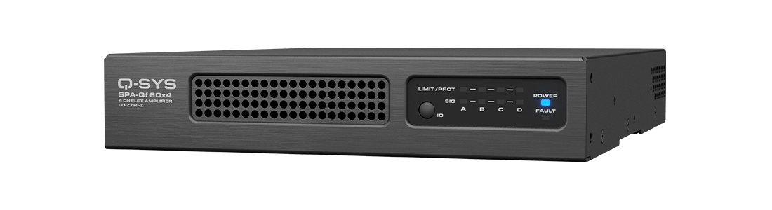 Q-SYS SPA-Qf 60x4 Network Amplifier with Flex I/O - SPA-Qf 60x4 - Image 3