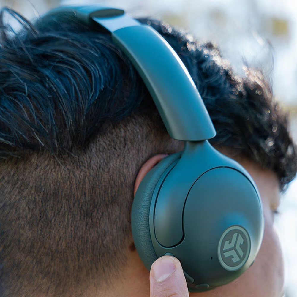 JLab Go Lux ANC On-Ear Headphones in Sage - Image 5