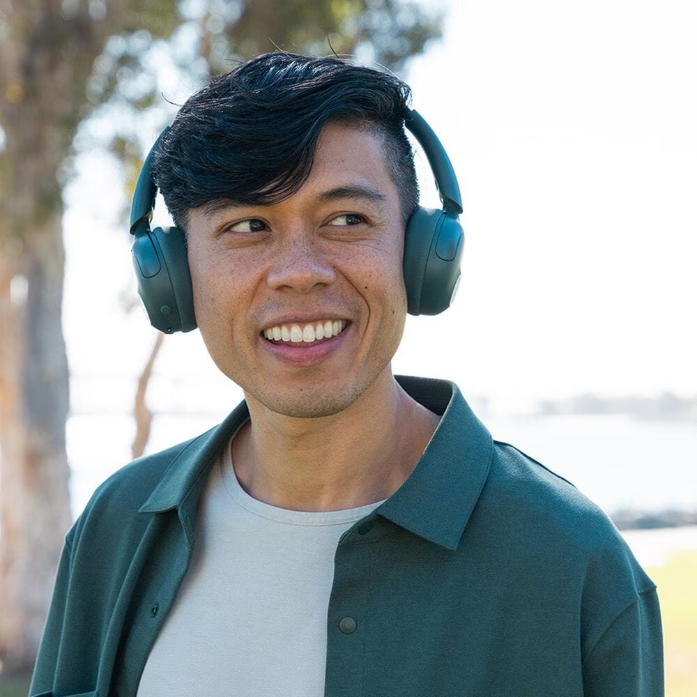 JLab Go Lux ANC On-Ear Headphones in Sage - Image 7